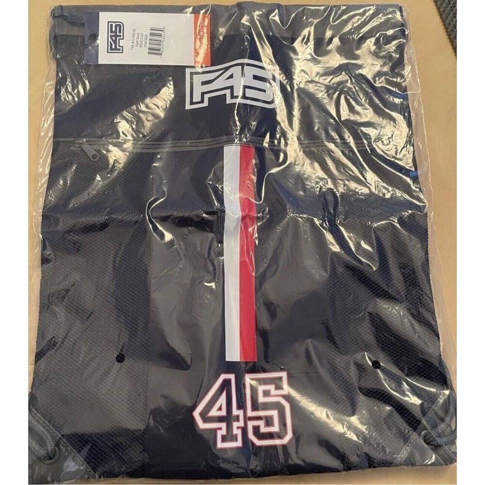 F45 Gym Sack Drawstring Bag Functional Training Sports Gym Bag Fitness Blue NWT